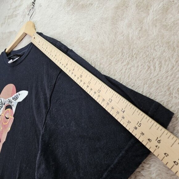 Cross Colours Tupac Shakur 2Pac T-Shirt Black Short Sleeve Men's XL Hip Hop - Picture 6 of 10